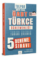 Dizgi Kitap MEB AGS ÖABT Türkçe Öğretmenliği Tulpar Tamamı PDF Çözümlü 5 Deneme - Dizgi Kitap Yayınları