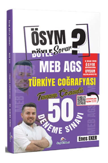 Dizgi Kitap ÖSYM Böyle Sorar 2026 MEB AGS Türkiye Coğrafyası Tamamı PDF Çözümlü 50 Deneme Sınavı - 1