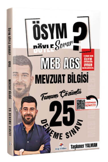Dizgi Kitap 2026 MEB AGS Mevzuat Bilgisi Tamamı PDF Çözümlü 25 Deneme Sınavı - 1