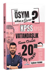 Dizgi Kitap ÖSYM Böyle Sorar 2026 KPSS Vatandaşlık Tamamı PDF Çözümlü 20 Deneme Sınavı - Dizgi Kitap Yayınları