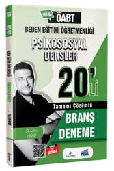 Dizgi Kitap 2026 MEB AGS ÖABT Beden Eğitimi Psikososyal Dersler Tamamı PDF Çözümlü 20 li Branş Deneme - Dizgi Kitap Yayınları