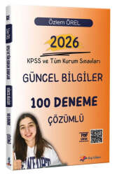 Dizgi Kitap 2026 KPSS ve Tüm Kurum Sınavları Güncel Bilgiler Tamamı PDF Çözümlü 100 Deneme - Dizgi Kitap Yayınları