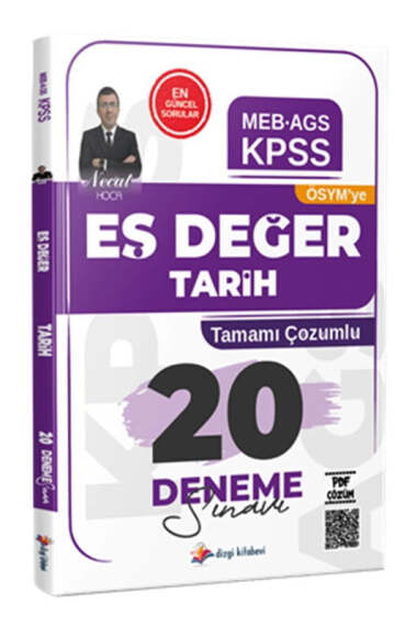Dizgi Kitap 2026 KPSS MEB AGS ÖSYM Eş Değer Tarih Tamamı PDF Çözümlü 20 Deneme Sınavı - 1