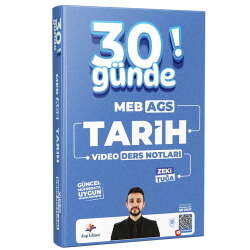 Dizgi Kitap 2027 MEB AGS 30 Günde Tarih Video Ders Notları - Dizgi Kitap Yayınları