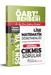 Dizgi Kitap 2027 MEB AGS ÖABT Lise Matematik Öğretmenliği Çıkmış Sorular Son 14 Yıl Orijinal Video Çözümlü Dr. Yavuz Hoca 4. Baskı - Dizgi Kitap Yayınları