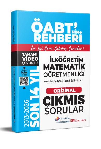 Dizgi Kitap 2027 MEB AGS ÖABT İlköğretim Matematik Öğretmenliği Çıkmış Sorular Son 14 Yıl Orijinal Video Çözümlü Dr. Yavuz Hoca 4. Baskı - 1