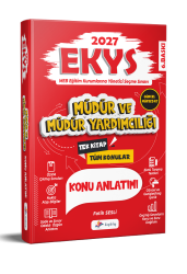 Dizgi Kitap 2027 MEB EKYS Müdür ve Müdür Yardımcılığı Konu Anlatımı 6. Baskı Fatih Sesli - Dizgi Kitap Yayınları