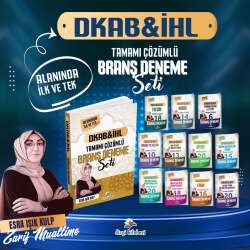 Dizgi Kitap 2027 ÖABT DKAB İHL Tamamı Çözümlü Branş Deneme Seti Esra Işık Kulp Zarif Muallime - Dizgi Kitap Yayınları