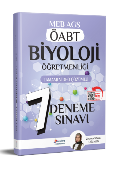 Dizgi Kitap 2027 ÖABT Biyoloji 7 Deneme Sınavı Tamamı Video Çözümlü Zeynep Sözen Göçmen - 1