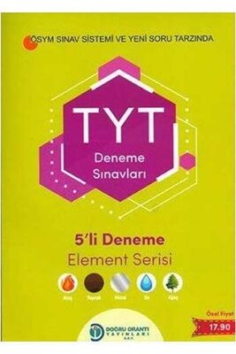 Doğru Orantı Yayınları TYT 5'li Deneme Sınavları - 1