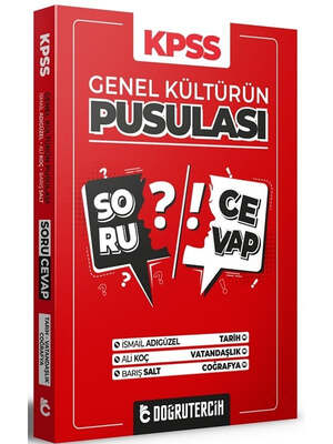 Doğru Tercih Yayınları KPSS Genel Kültürün Pusulası Soru Cevap Kitabı - 1