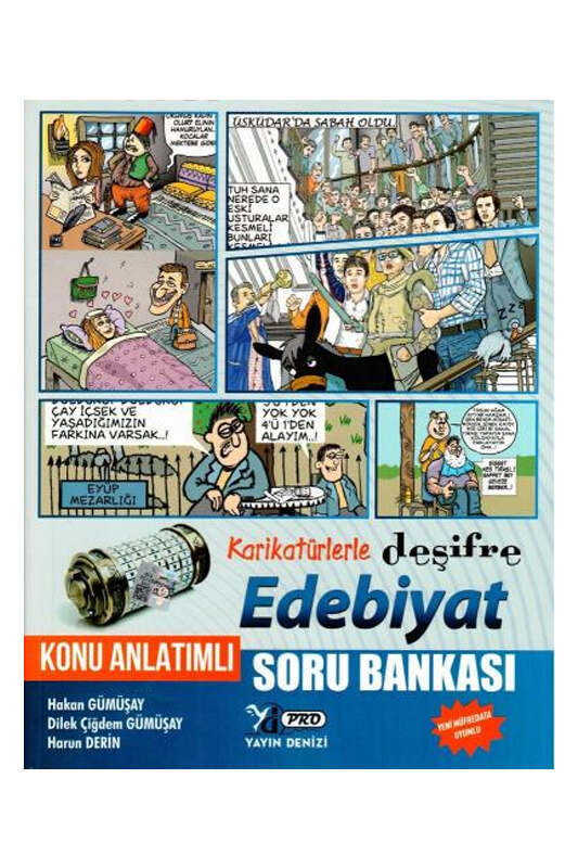 Yayın Denizi Yayınları Edebiyat Karikatürlerle Deşifre Pro Konu Anlatımlı Soru Bankası