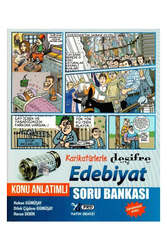 Yayın Denizi Yayınları - Yayın Denizi Yayınları Edebiyat Karikatürlerle Deşifre Pro Konu Anlatımlı Soru Bankası