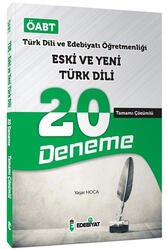 Edebiyat TV Yayınları - Edebiyat TV Yayınları 2021 ÖABT Türk Dili Edebiyatı Eski ve Yeni Türk Dili Çözümlü 20 Deneme