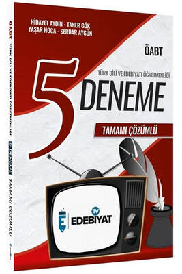 Edebiyat TV Yayınları 2021 ÖABT Türk Dili ve Edebiyatı Öğretmenliği Çözümlü 5 Deneme - 1