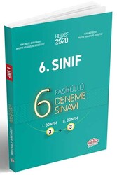 Editör Yayınevi - Editör Yayınları 6. Sınıf Çözümlü 6 Fasikül Deneme Sınavı
