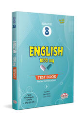 Editör Yayınevi - Editör Yayınları Grade 8 English 1000 MG Test Book