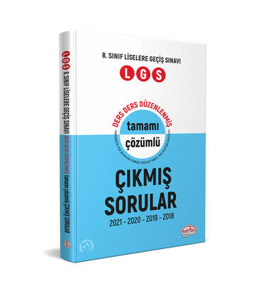 Editör Yayınları 8.Sınıf LGS Çıkmış Sorular ve Çözümleri - 1