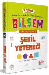 Editör Yayınevi - Editör Yayınevi 3.Sınıf Bilsem Hazırlık Şekil Yeteneği Tamamı Çözümlü