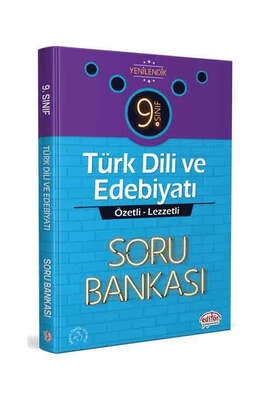 Editör Yayınevi 9.Sınıf Türk Dili ve Edebiyatı Soru Bankası - 1