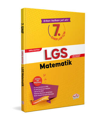 Editör Yayınları 7.Sınıflar İçin LGS Matematik - 1
