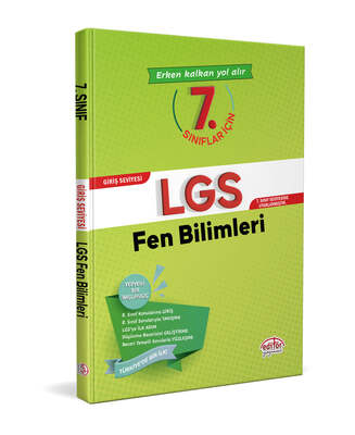 Editör Yayınları 7.Sınıflar İçin LGS Fen Bilimleri - 1