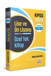 Editör Yayınevi - Editör Yayınevi KPSS Lise ve Ön Lisans Adayları İçin Özel Tek Kitap Konu Anlatımlı