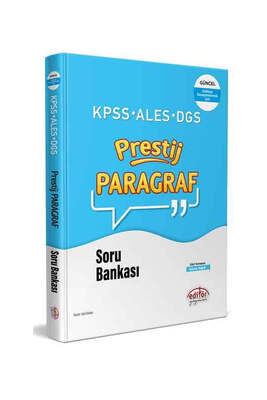 Editör Yayınevi KPSS ALES DGS Prestij Paragraf Soru Bankası - 1