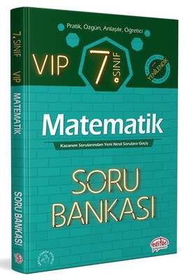 Editör Yayınları 7. Sınıf VIP Matematik Soru Bankası - 1