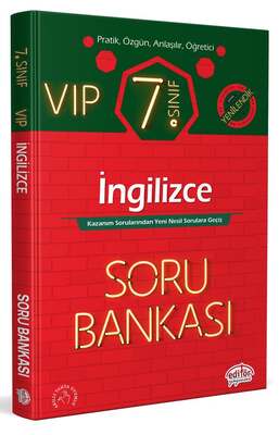 Editör Yayınları 7. Sınıf VIP İngilizce Soru Bankası - 1