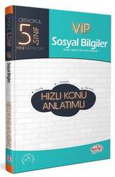 Editör Yayınevi - Editör Yayınları 5. Sınıf VIP Sosyal Bilgiler Hızlı Konu Anlatımlı