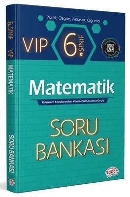 Editör Yayınları 6. Sınıf VIP Matematik Soru Bankası - 1