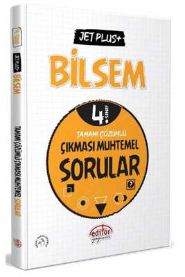 Editör Yayınları 4. Sınıf BİLSEM Hazırlık Jet Plus Çıkması Muhtemel Sorular Çözümlü - 1