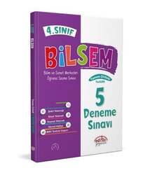 Editör Yayınevi - Editör Yayınevi 4.Sınıf Bilsem Tamamı Çözümlü 5 Fasikül Deneme Sınavı