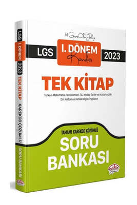 Editör Yayınları 2023 LGS 1. Dönem Tüm Dersler Soru Bankası (Karekod Çözümlü) - 1
