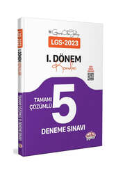 Editör Yayınevi - Editör Yayınevi LGS 1.Dönem Tamamı Çözümlü 5 Fasiküllü Deneme