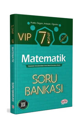 Editör Yayınları 2023 7. Sınıf VIP Matematik Soru Bankası - 1