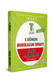 Editör Yayınevi - Editör Yayınları 7. Sınıf 1. Dönem Bursluluk Sınavı Konu Anlatımlı