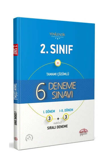 Editör Yayınları 2.Sınıf Tamamı Çözümlü 6 Deneme Sınavı - 1