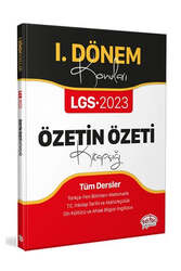 Editör Yayınevi - Editör Yayınları 2023 LGS I. Dönem Konuları Özetin Özeti Kitapçığı