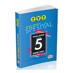 Editör Yayınları TYT Spesiyal Tamamı Çözümlü 5 Deneme Sınavı Fasiküllü - Editör Yayınları
