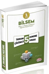 Editör Yayınları 2.Sınıf Bilsem 5 Çözümlü Deneme Sınavı - Editör Yayınları