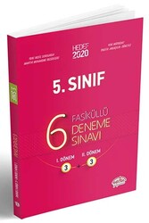 Editör Yayınları 5. Sınıf Çözümlü 6 Fasikül Deneme Sınavı - Editör Yayınları