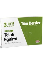 Editör Yayınevi - Editör Yayınları 3. Sınıf Tüm Dersler Hızlı Telafi Eğitimi