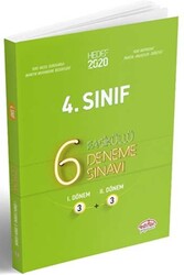 Editör Yayınevi - Editör Yayınları 4. Sınıf Çözümlü 6 Fasikül Deneme Sınavı