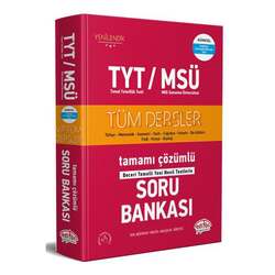 Editör Yayınevi TYT / MSÜ Tüm Dersler Tamamı Çözümlü Soru Bankası - Editör Yayınları