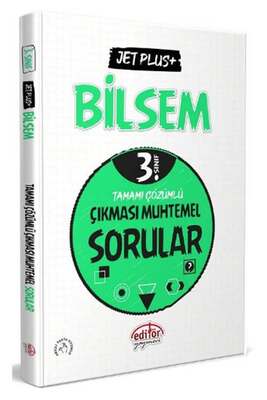 Editör Yayınları 3. Sınıf BİLSEM Hazırlık Jet Plus Çıkması Muhtemel Sorular Çözümlü - 1