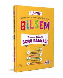 Editör Yayınevi 2023 1.Sınıf Bilsem Tamamı Çözümlü Soru Bankası - Editör Yayınları