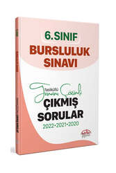 Editör Yayınları 6.Sınıf Bursluluk 3 Yıl Çıkmış Sorular ve Çözümlier - Editör Yayınları