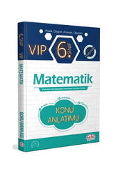 Editör Yayınları 6.Sınıf VIP Matematik Konu Anlatımlı - Editör Yayınları